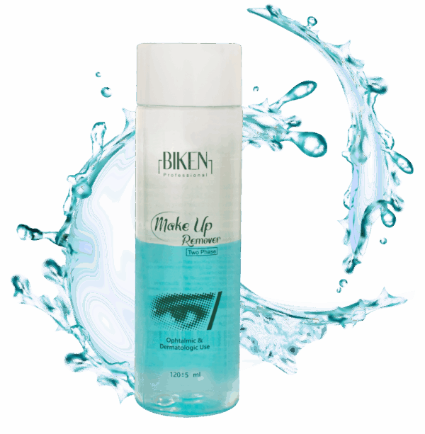 MRBIKEN پاک کننده دوفاز آرایش چشمی بیکن 120 میل
