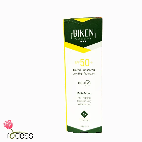 کرم ضد افتاب رنگی بیکن 2 ساده4 ضد آفتاب SPF50 رنگی بیکن شماره 1+ مخصوص پوست های خشک 50 میل