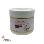 ماسک مو بدون آبکشی بعد حمام با کراتین مخصوص موهای خشک، رنگ شده و آسیب دیده مورانو ۴۰۰میل